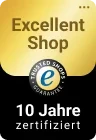 Trusted Shops Excellent Shop 10 Jahre Auszeichnung